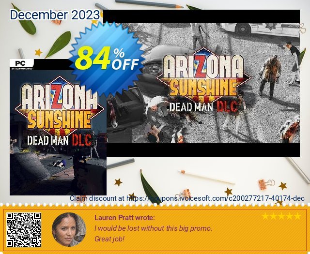 Arizona Sunshine PC - Dead Man DLC 可怕的 优惠 软件截图
