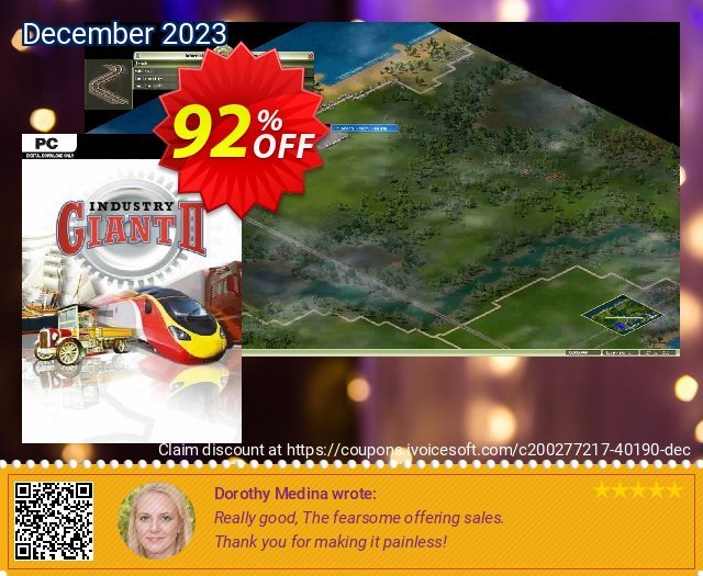 Industry Giant 2 PC verblüffend Sale Aktionen Bildschirmfoto