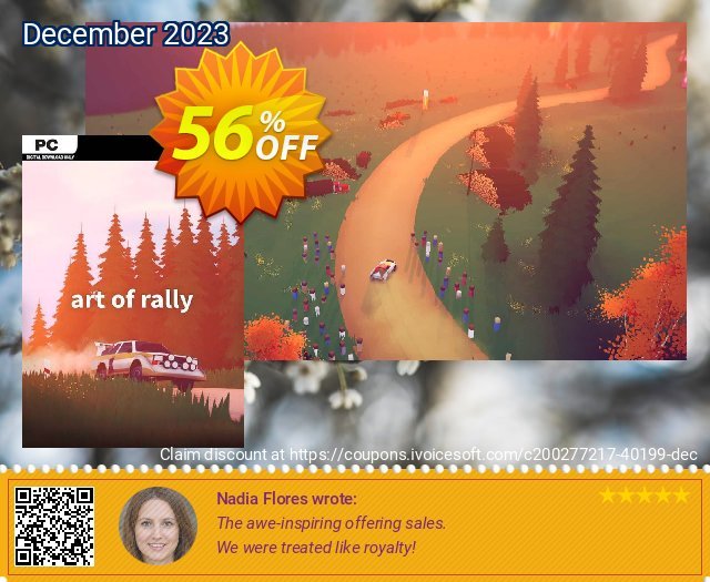 Art of Rally PC umwerfende Verkaufsförderung Bildschirmfoto