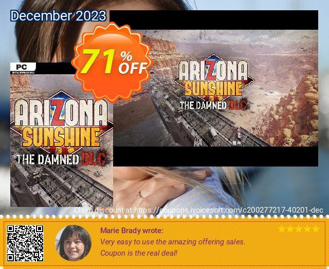 Arizona Sunshine PC - The Damned DLC umwerfenden Ausverkauf Bildschirmfoto