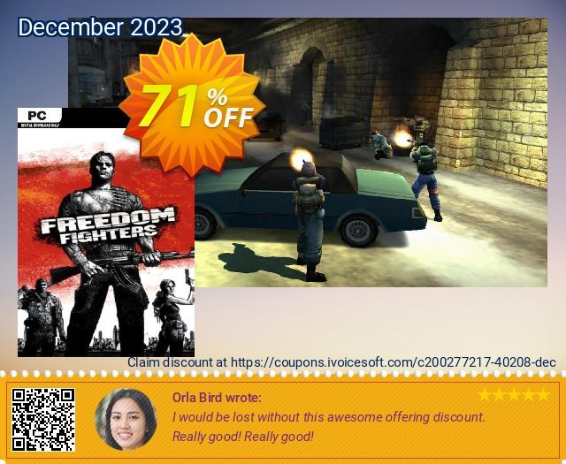 Freedom Fighters PC discount 71% OFF, 2024 Int' Nurses Day offering sales. Freedom Fighters PC Deal 2024 CDkeys