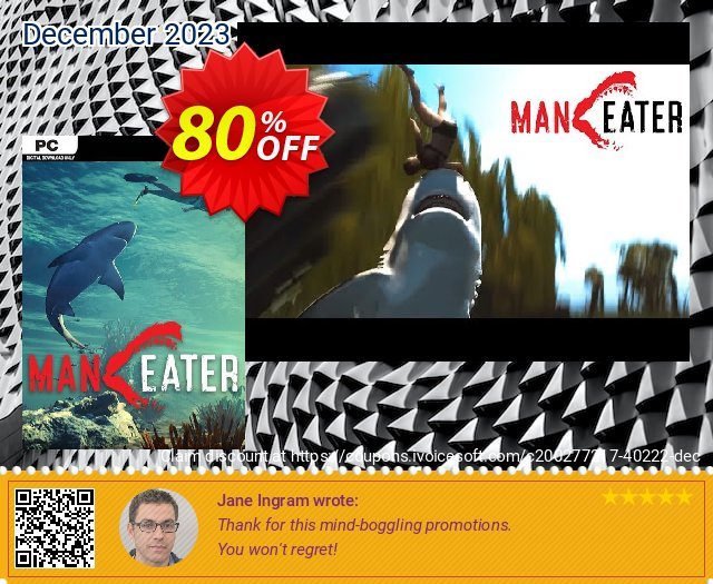 Maneater PC discount 80% OFF, 2024 April Fools Day offering sales. Maneater PC Deal 2024 CDkeys
