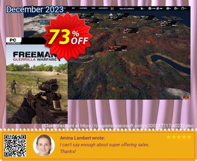 Freeman: Guerrilla Warfare PC 了不起的 产品销售 软件截图