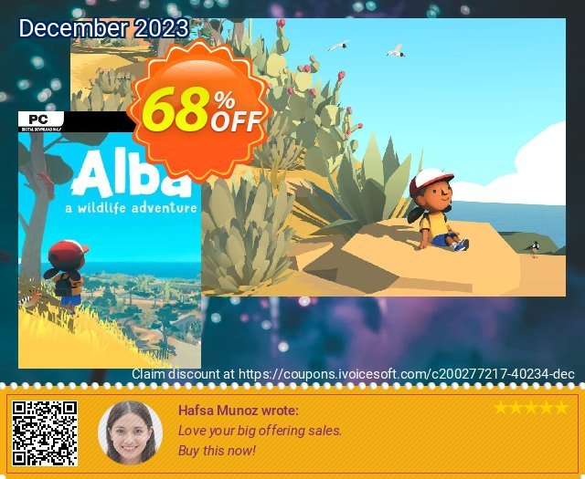 Alba: A Wildlife Adventure PC discount 68% OFF, 2024 African Liberation Day offering discount. Alba: A Wildlife Adventure PC Deal 2024 CDkeys