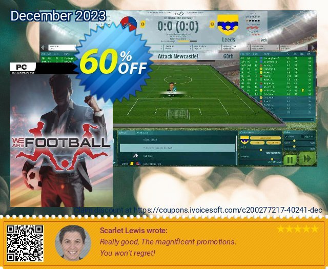 We Are Football PC ausschließenden Sale Aktionen Bildschirmfoto