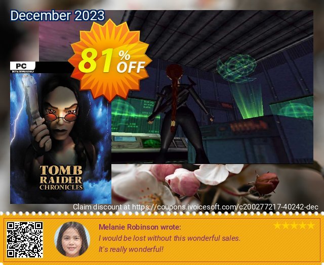 Tomb Raider V: Chronicles PC 大きい 昇進させること スクリーンショット