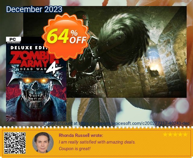 Zombie Army 4: Dead War Deluxe Edition PC Sonderangebote Ermäßigungen Bildschirmfoto