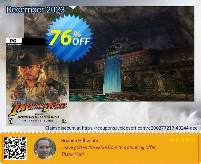 Indiana Jones and the Infernal Machine PC erstaunlich Preisnachlässe Bildschirmfoto