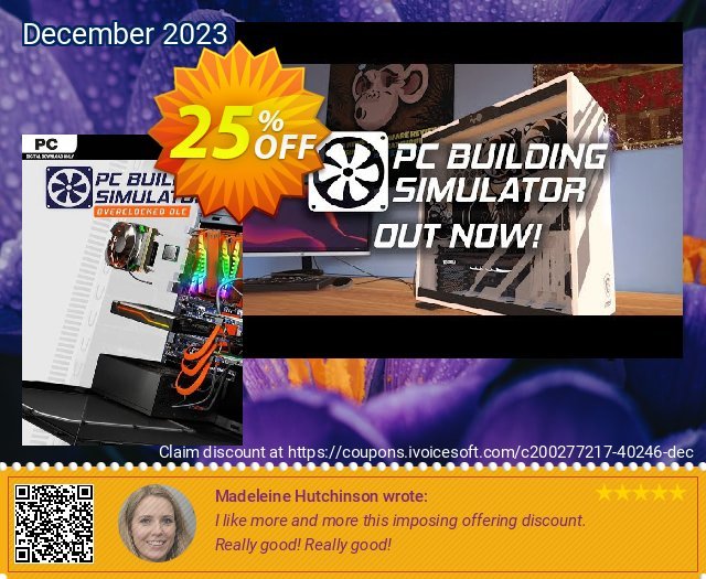 PC Building Simulator - Overclocked Edition Content DLC discount 25% OFF, 2024 April Fools' Day offering sales. PC Building Simulator - Overclocked Edition Content DLC Deal 2024 CDkeys