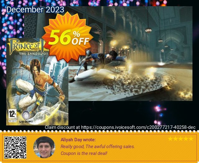 Prince of Persia: The Sands of Time PC 令人恐惧的 产品销售 软件截图