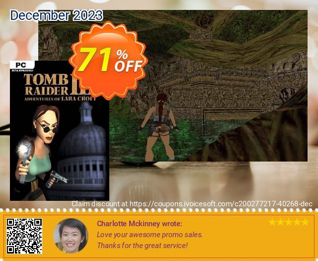 Tomb Raider 3 PC (EN) klasse Verkaufsförderung Bildschirmfoto