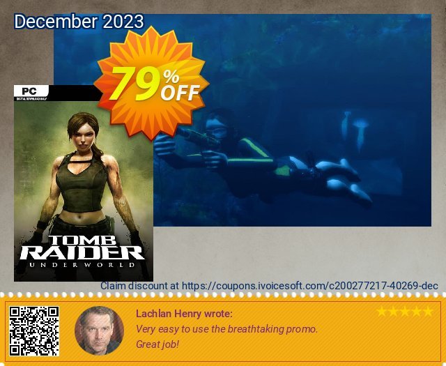 Tomb Raider: Underworld PC exklusiv Ausverkauf Bildschirmfoto