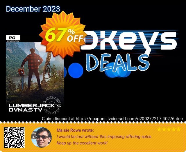 Lumberjack&#039;s Dynasty PC 惊人的 产品折扣 软件截图