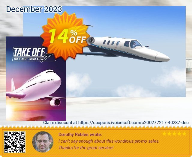 Take Off - The Flight Simulator PC (WW) verwunderlich Außendienst-Promotions Bildschirmfoto