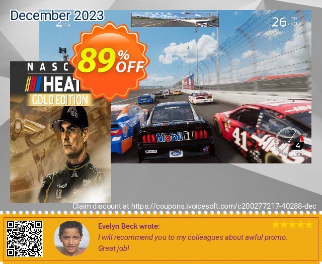 Nascar Heat 4 Gold Edition PC toll Preisreduzierung Bildschirmfoto