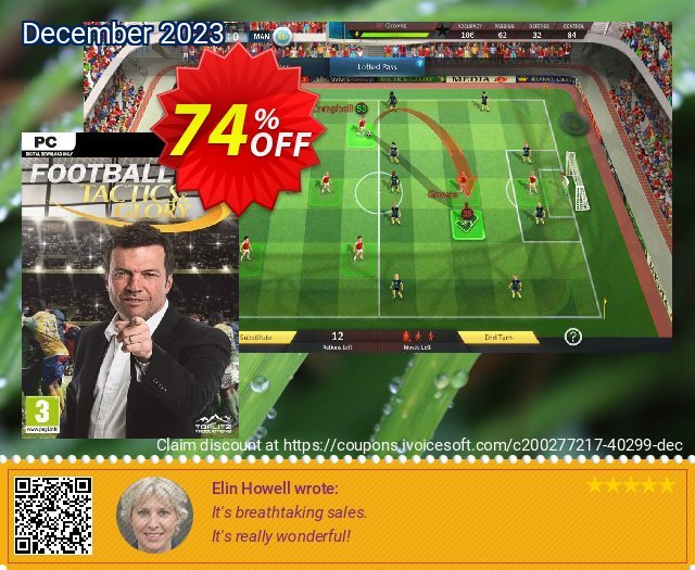 Football, Tactics & Glory PC exklusiv Ermäßigung Bildschirmfoto