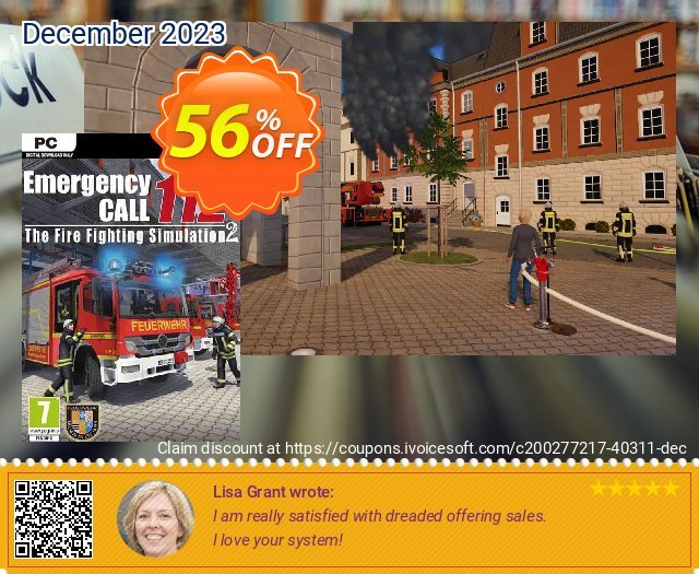 Emergency Call 112 The Fire Fighting Simulation 2 PC sangat bagus promosi Screenshot