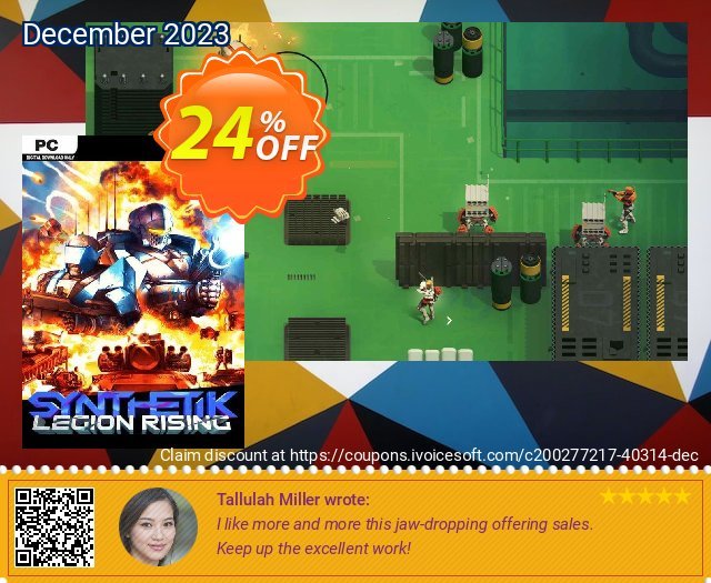 Synthetik Legion Rising PC discount 24% OFF, 2024 African Liberation Day promo. Synthetik Legion Rising PC Deal 2024 CDkeys