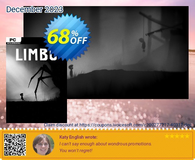 Limbo PC discount 68% OFF, 2024 World Press Freedom Day offering sales. Limbo PC Deal 2024 CDkeys
