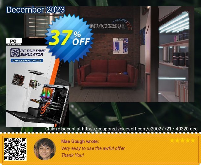 PC Building Simulator - Overclockers UK Workshop PC - DLC luar biasa penawaran diskon Screenshot
