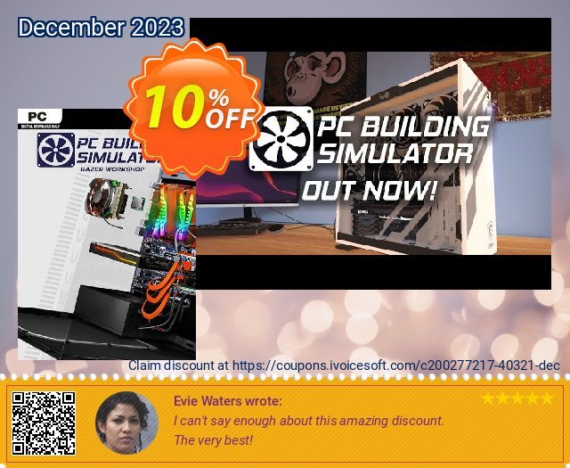 PC Building Simulator - Razer Workshop DLC tidak masuk akal penawaran loyalitas pelanggan Screenshot