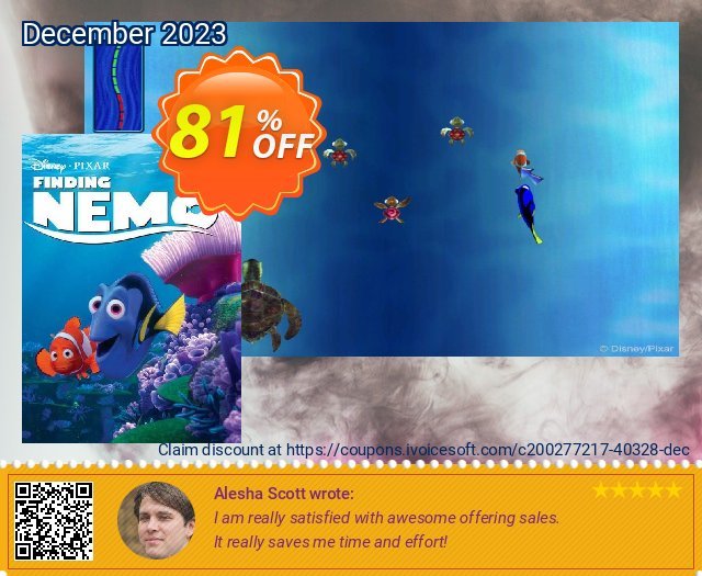 Disney•Pixar Finding Nemo PC 驚き プロモーション スクリーンショット