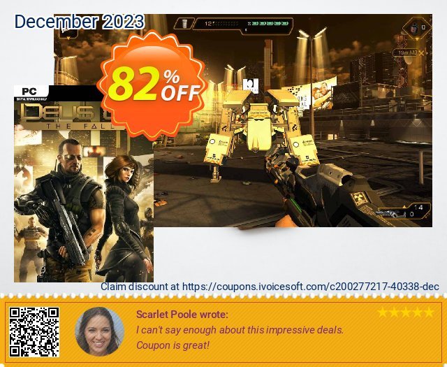 Deus Ex: The Fall PC teristimewa kupon Screenshot