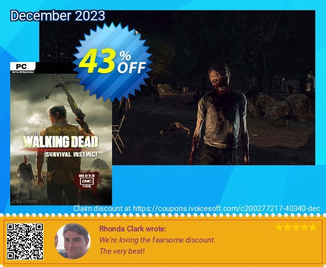 The Walking Dead: Survival Instinct PC discount 43% OFF, 2024 World Heritage Day offering sales. The Walking Dead: Survival Instinct PC Deal 2024 CDkeys