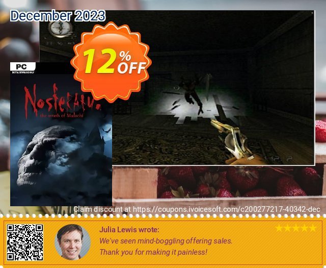 Nosferatu The Wrath of Malachi PC super Sale Aktionen Bildschirmfoto