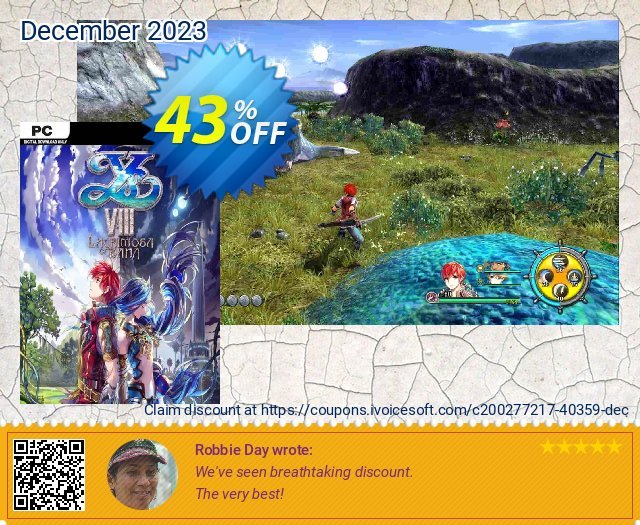 Ys VIII Lacrimosa of DANA PC discount 43% OFF, 2024 African Liberation Day offering sales. Ys VIII Lacrimosa of DANA PC Deal 2024 CDkeys