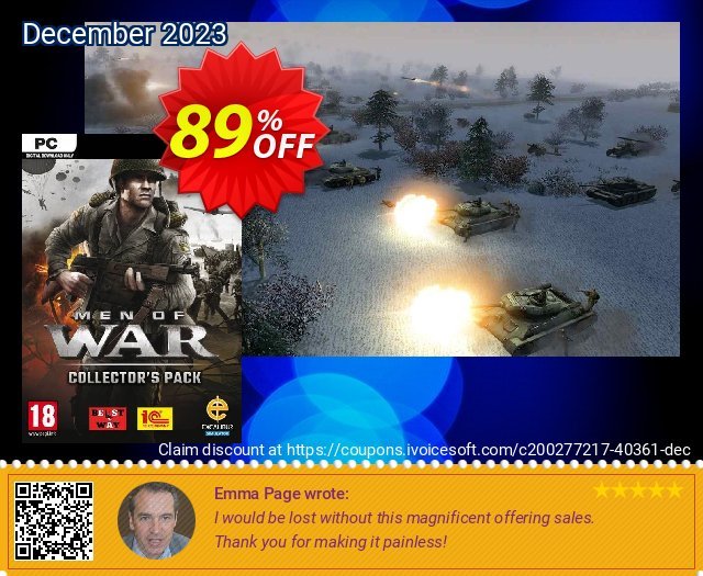 Men of War: Collector Pack PC discount 89% OFF, 2024 April Fools' Day offering sales. Men of War: Collector Pack PC Deal 2024 CDkeys