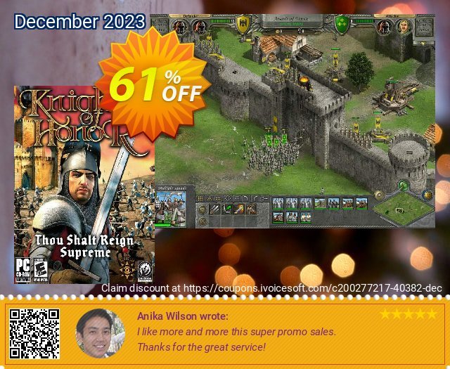 Knights of Honor PC Exzellent Promotionsangebot Bildschirmfoto