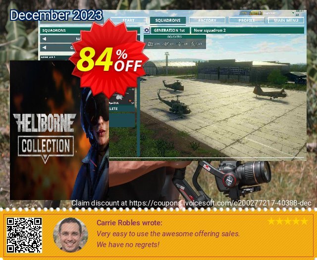 Heliborne Collection PC menakuntukan penawaran loyalitas pelanggan Screenshot