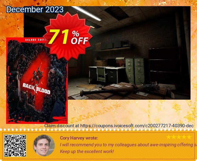 Back 4 Blood Deluxe Edition PC (US) 大的 优惠码 软件截图