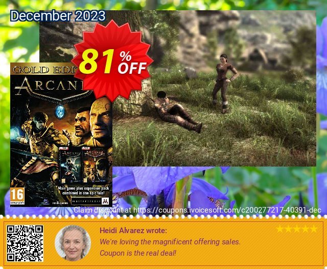 ArcaniA Gold Edition PC discount 81% OFF, 2024 April Fools' Day promo. ArcaniA Gold Edition PC Deal 2024 CDkeys