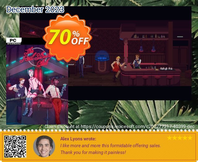 The Red Strings Club PC discount 70% OFF, 2024 Mother Day discounts. The Red Strings Club PC Deal 2024 CDkeys