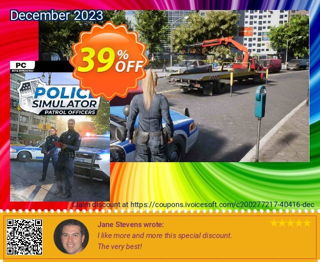 Police Simulator: Patrol Officers PC discount 39% OFF, 2024 Working Day offering sales. Police Simulator: Patrol Officers PC Deal 2024 CDkeys