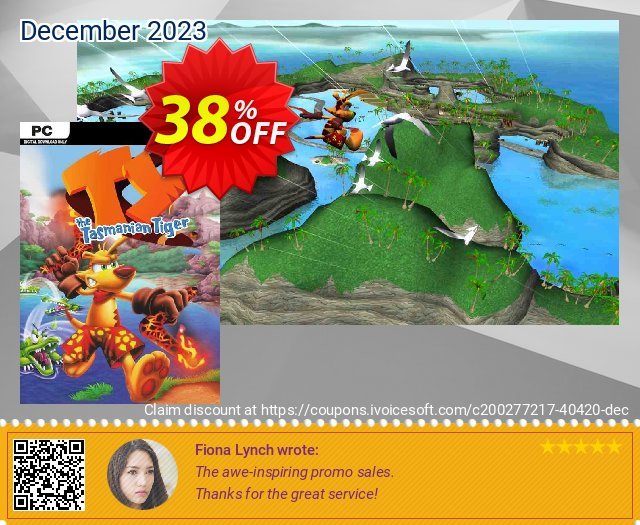 TY the Tasmanian Tiger PC discount 38% OFF, 2024 Labour Day sales. TY the Tasmanian Tiger PC Deal 2024 CDkeys
