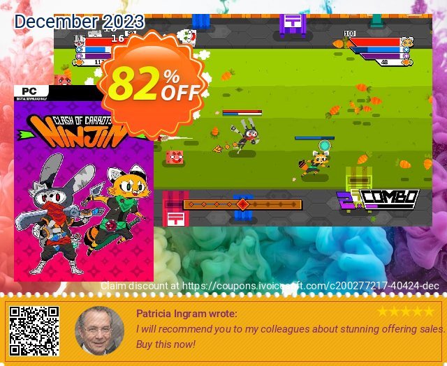 Ninjin: Clash of Carrots PC exklusiv Preisreduzierung Bildschirmfoto