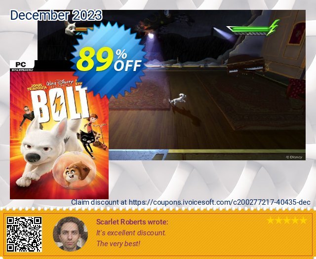 Disney Bolt PC hebat penawaran promosi Screenshot
