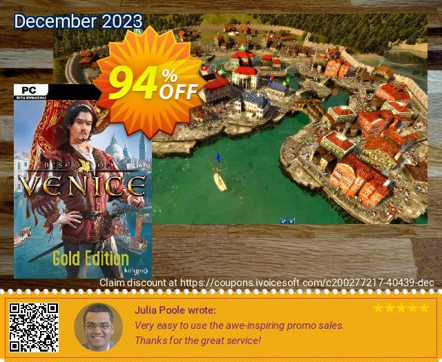 Rise of Venice: Gold PC discount 94% OFF, 2024 Spring promotions. Rise of Venice: Gold PC Deal 2024 CDkeys