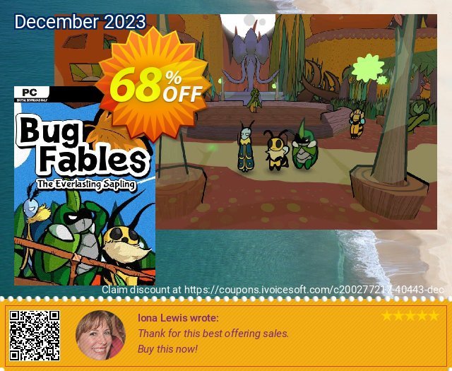 Bug Fables: The Everlasting Sapling PC discount 68% OFF, 2024 World Ovarian Cancer Day offering discount. Bug Fables: The Everlasting Sapling PC Deal 2024 CDkeys