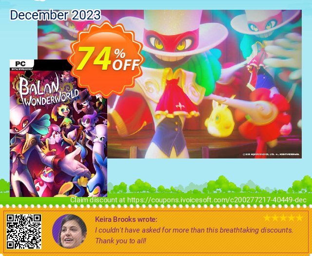 Balan Wonderworld PC dahsyat sales Screenshot