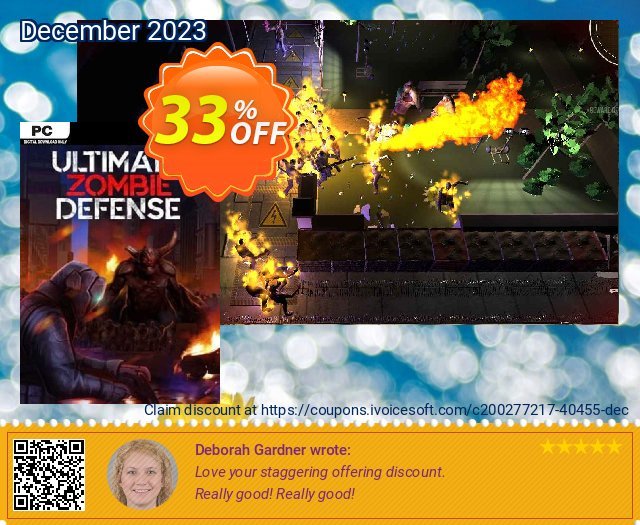 Ultimate Zombie Defense PC discount 33% OFF, 2024 World Heritage Day offering sales. Ultimate Zombie Defense PC Deal 2024 CDkeys