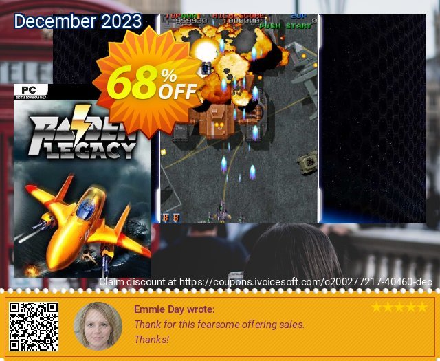 Raiden Legacy PC Spesial voucher promo Screenshot