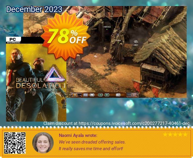 Beautiful Desolation PC Spesial voucher promo Screenshot
