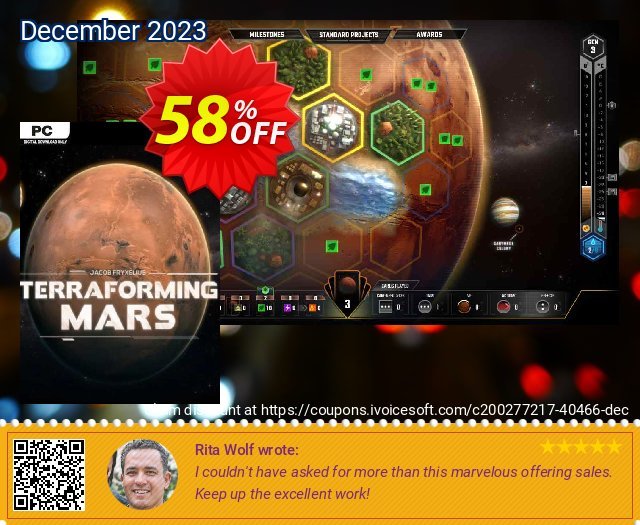 Terraforming Mars PC hebat penjualan Screenshot