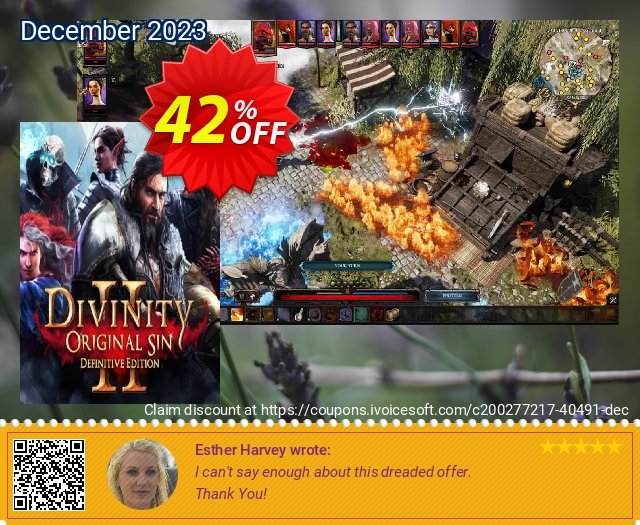 Divinity: Original Sin 2 - Eternal Edition PC (GOG) discount 42% OFF, 2024 April Fools' Day offering sales. Divinity: Original Sin 2 - Eternal Edition PC (GOG) Deal 2024 CDkeys