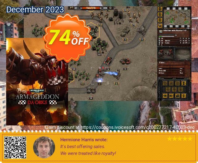 Warhammer 40,000: Armageddon - Da Orks PC 了不起的 产品销售 软件截图