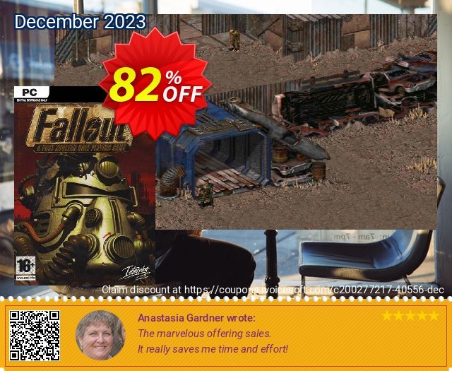 Fallout: A Post Nuclear Role Playing Game PC discount 82% OFF, 2024 April Fools' Day offer. Fallout: A Post Nuclear Role Playing Game PC Deal 2024 CDkeys